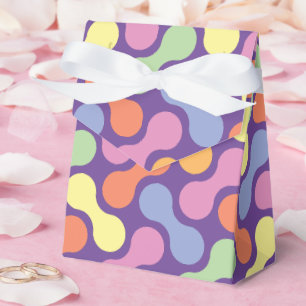Cute Pastel Abstract Candy Blob Pattern Favour Box