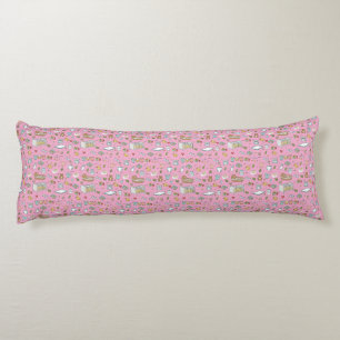 Cute Pastel Baby Nursery Pattern Body Pillow