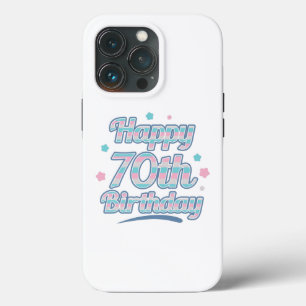 Cute Pastel Celebrating the 70th birthday iPhone 13 Pro Case