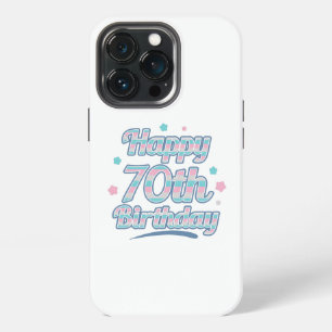 Cute Pastel Celebrating the 70th birthday iPhone 13 Pro Case