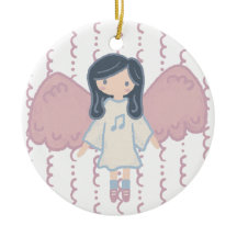 Cute Pastel Christmas Angel Custom Year