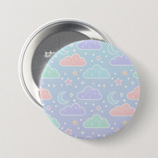 Cute Pastel Cloud Enamel Pin
