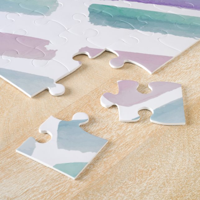 Cute Pastel Colours Puzzles  (Side)
