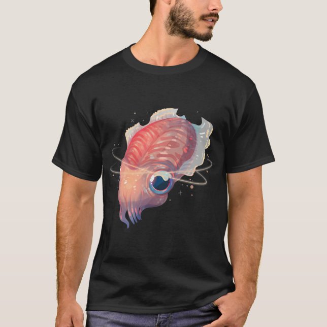 Cute Pastel Cuttlefish T-Shirt (Front)
