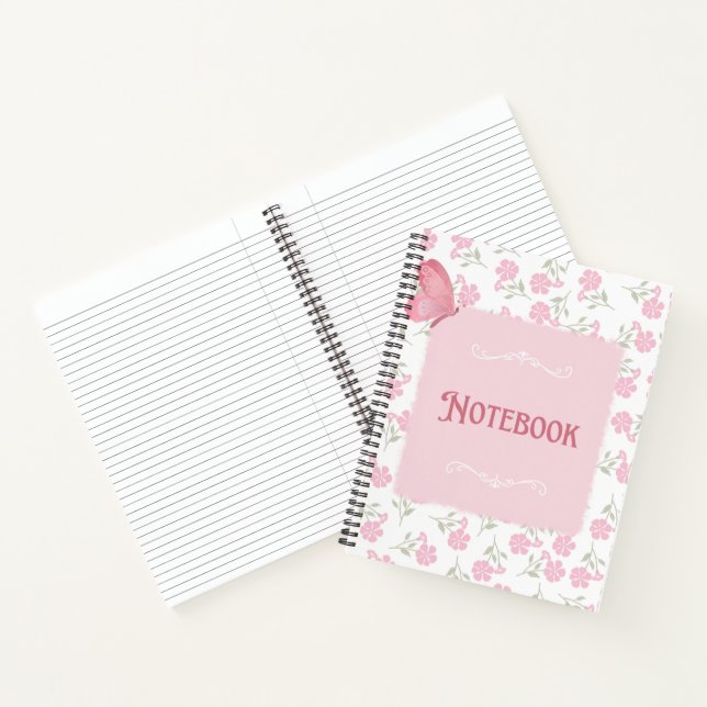 Cute Pastel Diary Notebook | Soft Aesthetic Journa (Inside)