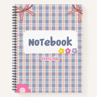 Cute Pastel Diary Notebook | Soft Aesthetic Journa