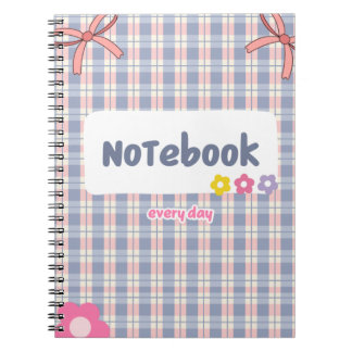Cute Pastel Diary Notebook | Soft Aesthetic Journa