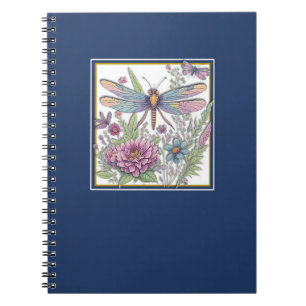 Cute Pastel Dragonfly Notebook