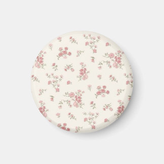 Cute Pastel Floral Magnet – Soft Pink Flower Desig