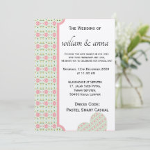 Cute Pastel Floral Seamless Pattern sweet pink