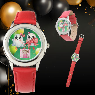 Cute Pastel Ghost Kids Watch Birthday Gift