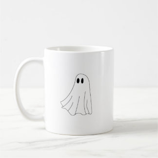 Cute Pastel Ghost Pattern Coffee Mug