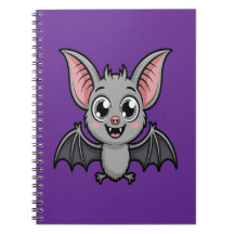 Cute Pastel Goth Bat Kawaii Cartoon