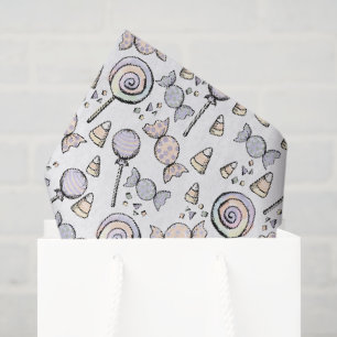 Cute Pastel Halloween Candy Baby Tissue Paper