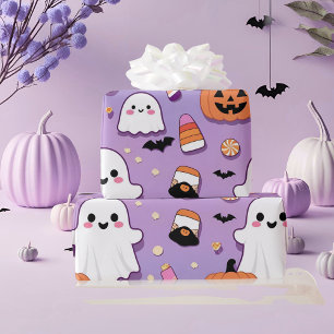 Cute Pastel Halloween Wrapping Paper