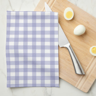 Cute Pastel Navy Gingham Tea Towel
