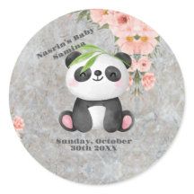 Cute Pastel Pandan and Pink Flower Floral Design