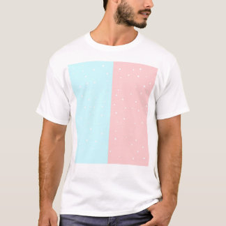 Cute Pastel Pink and Blue T-Shirt