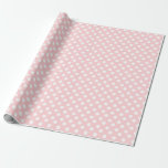 Cute Pastel Pink and White Polka Dots Pattern Wrapping Paper<br><div class="desc">A popular colour scheme for girls and women of all ages, this pastel pink and white polka dots pattern is a versatile choice to keep on hand for wrapping pretty packages and gifts. It's a nice choice for girl's birthday parties, baby showers to welcome a baby girl, bridal showers, and...</div>
