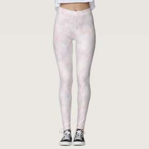 Cute Pastel Pink Bokeh Leggings