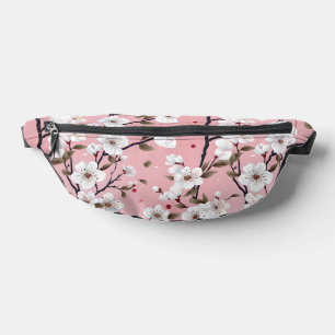 Cute Pastel Pink White Sakura Tree Branch Asian Na Bum Bags
