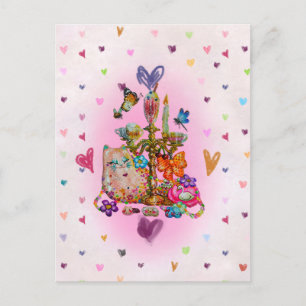 Cute Pastel Postcard