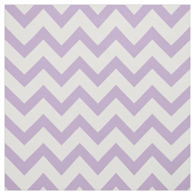 Cute pastel purple chevron pattern fabric (Swatch)