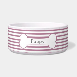 Cute Pastel Purple Stripes Puppy