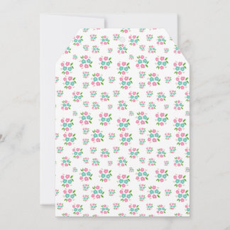 Cute Pastel Rosebud  Holiday Card