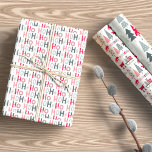 Cute Pastel Sketched Holiday Wrapping Paper Sheets<br><div class="desc">Festive pastel holiday wrapping paper with a playful font and illustrations in a seamless pattern. Check out our store for more wrapping paper designs.</div>