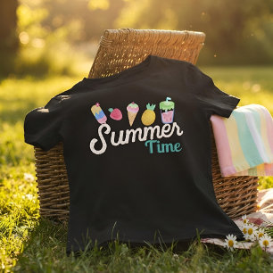 Cute Pastel Summer Aesthetic Tropical Fruit T-Shirt