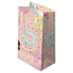 Cute pastry bakery shop Sprinkles Doughnuts patter Small Gift Bag