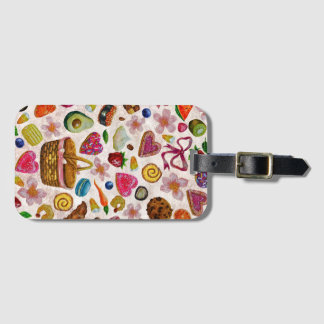 Cute Pastry Confections Sweets Luggage Tag