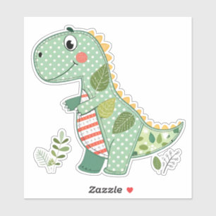 Cute Patchwork Baby Dinosaur