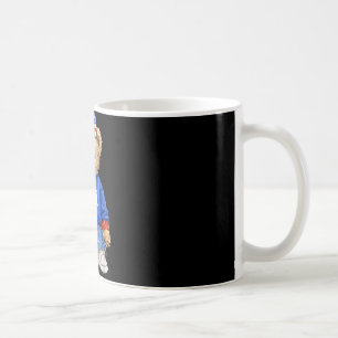 Cute patriotic bear usa 4th of july american coffee mug