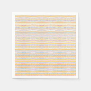Cute Pattern Colourful Stripes Blue Orange Napkin