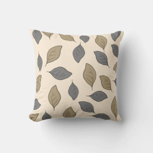 Cute pattern leaves cushion