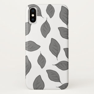 Cute pattern leaves   throw pillow iPhone x case