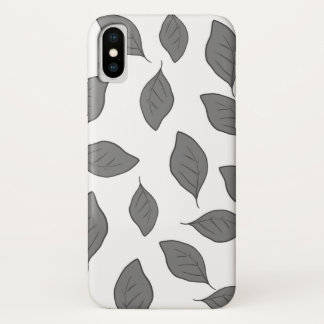 Cute pattern leaves   throw pillow iPhone x case