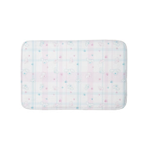 Cute pattern with dogs bath mat