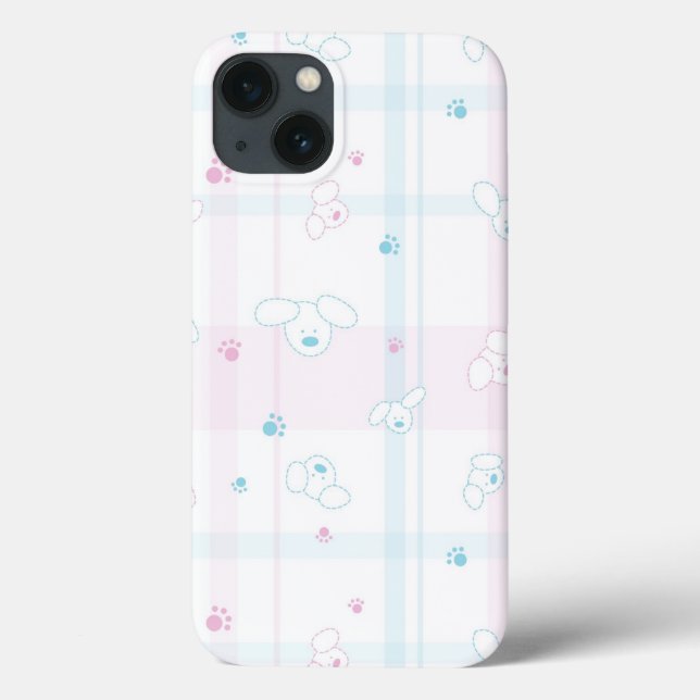 Cute pattern with dogs Case-Mate iPhone case (Back)