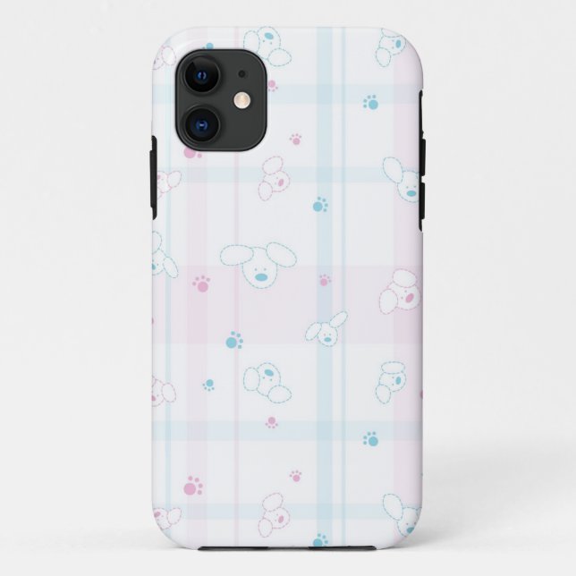 Cute pattern with dogs Case-Mate iPhone case (Back)