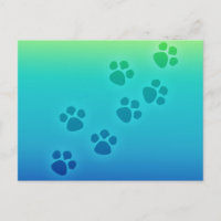 Cute Paw Print Animal Tracks