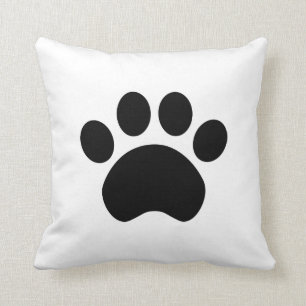 Cute Paw Print Cushion