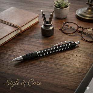 Cute Paw Print Emmy Pen Animal Theme Design