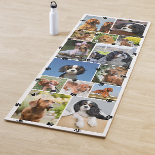 Cute Paw Prints 14 Pet Photos Yoga Mat