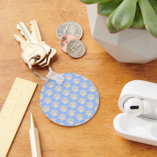Cute Paws Dog  Key Ring (Desk)