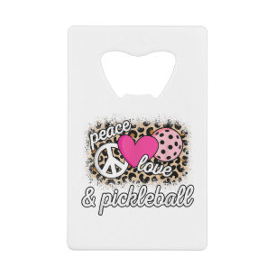 Cute Peace Love Pickleball Player Funny Pickle Bal