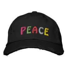 Cute PEACE Word Print