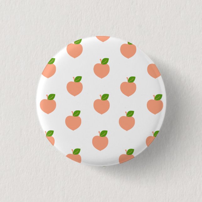 Cute Peachy 3 Cm Round Badge (Front)